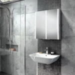 Xenon LED Colour Temperature Changing Mirrored Cabinet - Image 4