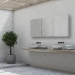 Eris Bathroom Mirrored Cabinet - Image 4