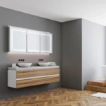 Edge LED Border Mirrored Cabinet