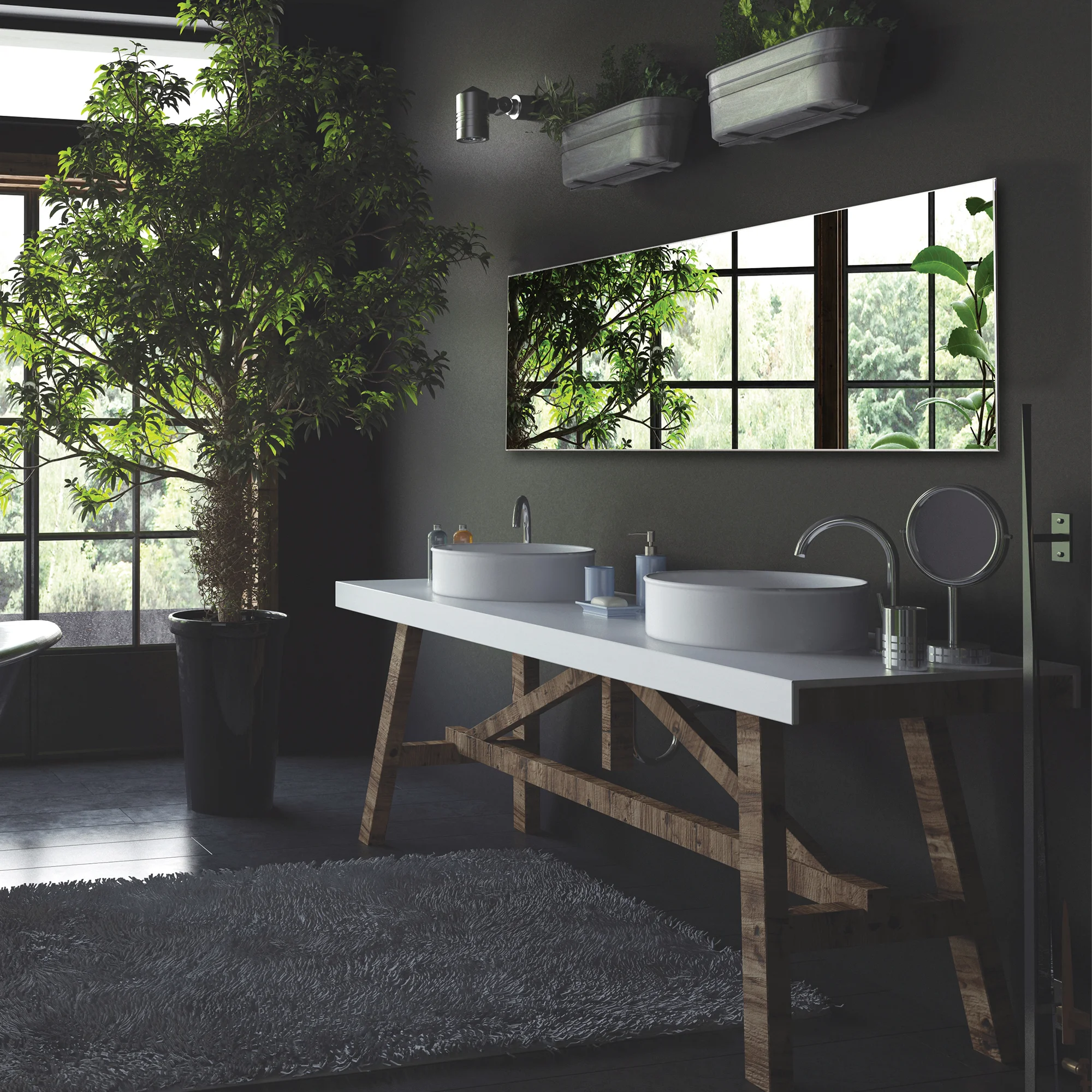 7730500020Willow20Mirror.webp Willow Large Landscape Bevelled Edge Mirror - Image 1