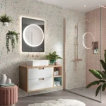 Frontier Illuminated Circular Bathroom Mirror - Image 3