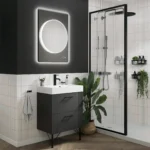 Frontier Illuminated Circular Bathroom Mirror
