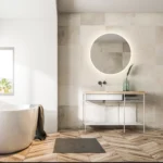 Sphere LED Round Bathroom Mirror - Image 3