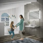 Connect USB Charging Bathroom Mirror
