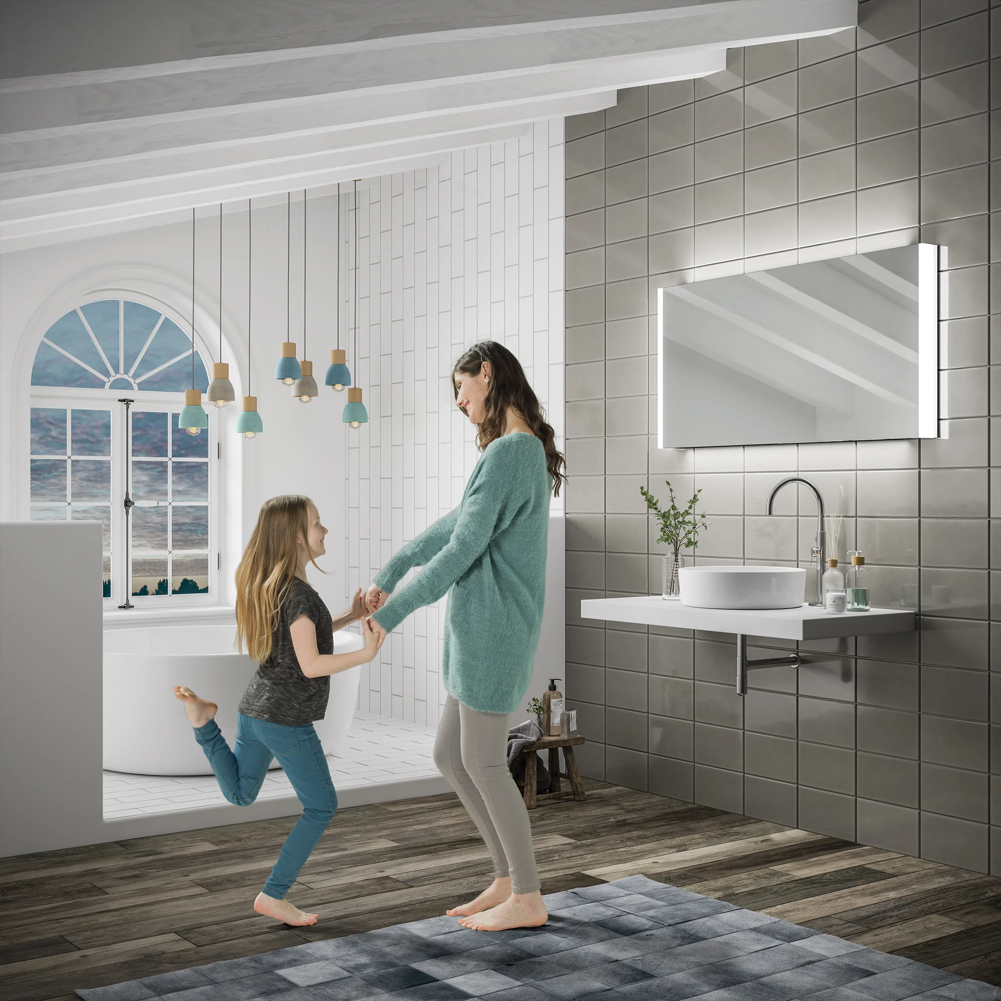 7876600020Connect20Mirror20120.webp Connect USB Charging Bathroom Mirror - Image 1