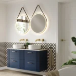 Solstice LED Illuminated Bathroom Mirror - Brushed Brass