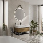 Solstice LED Illuminated Bathroom Mirror - Black