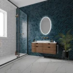 Arena Large Oval Bathroom Mirror