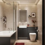 Fold LED Bathroom Mirror with Adjustable Lighting