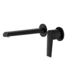 Edge Wall Mounted Bath Filler - Matt Black