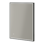 Fuse Frame Mirror - Matt Black, 800 x 600mm