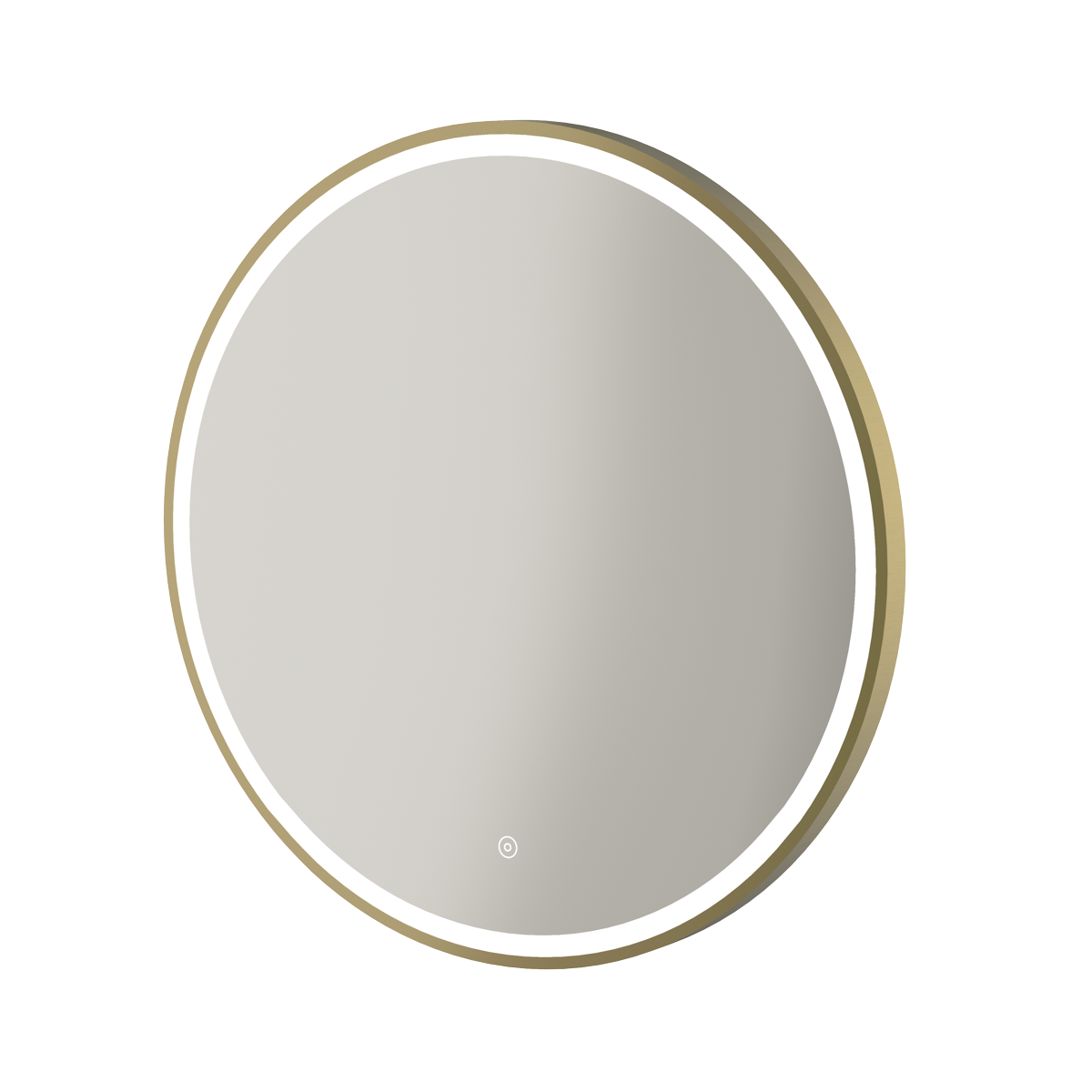AQUALLA-FUSE-FRAME-ROUND-BRUSHED-BRASS-700_21FFBBR70.png Fuse Frame Round Mirror 700mm - Image 1