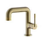Kyloe Basin Mono Side Lever - Brushed Brass