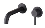 Giro Wall Mounted Basin Mixer - Black
