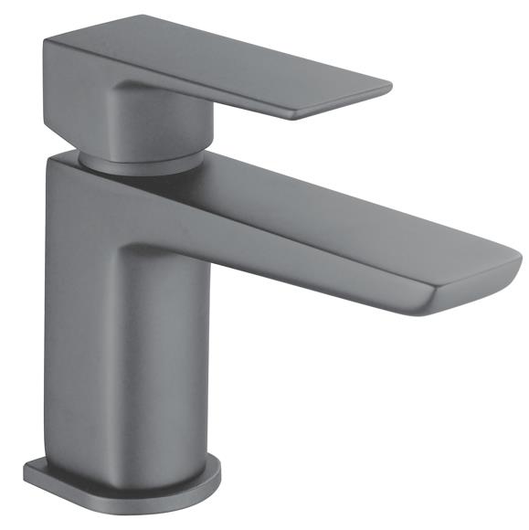 AVHD07MG-Saldo-Gunmetal-Grey-Mini-Mono-Basin-Mixer-inc.jpg Saldo Grey Mini Mono Basin Mixer inc. waste - Gunmetal - Image 1