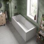 Evoque 1700 X 750mm Single Ended Shower Bath