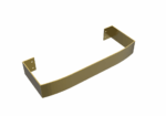 Jupiter towel rail 375 brush - Brass