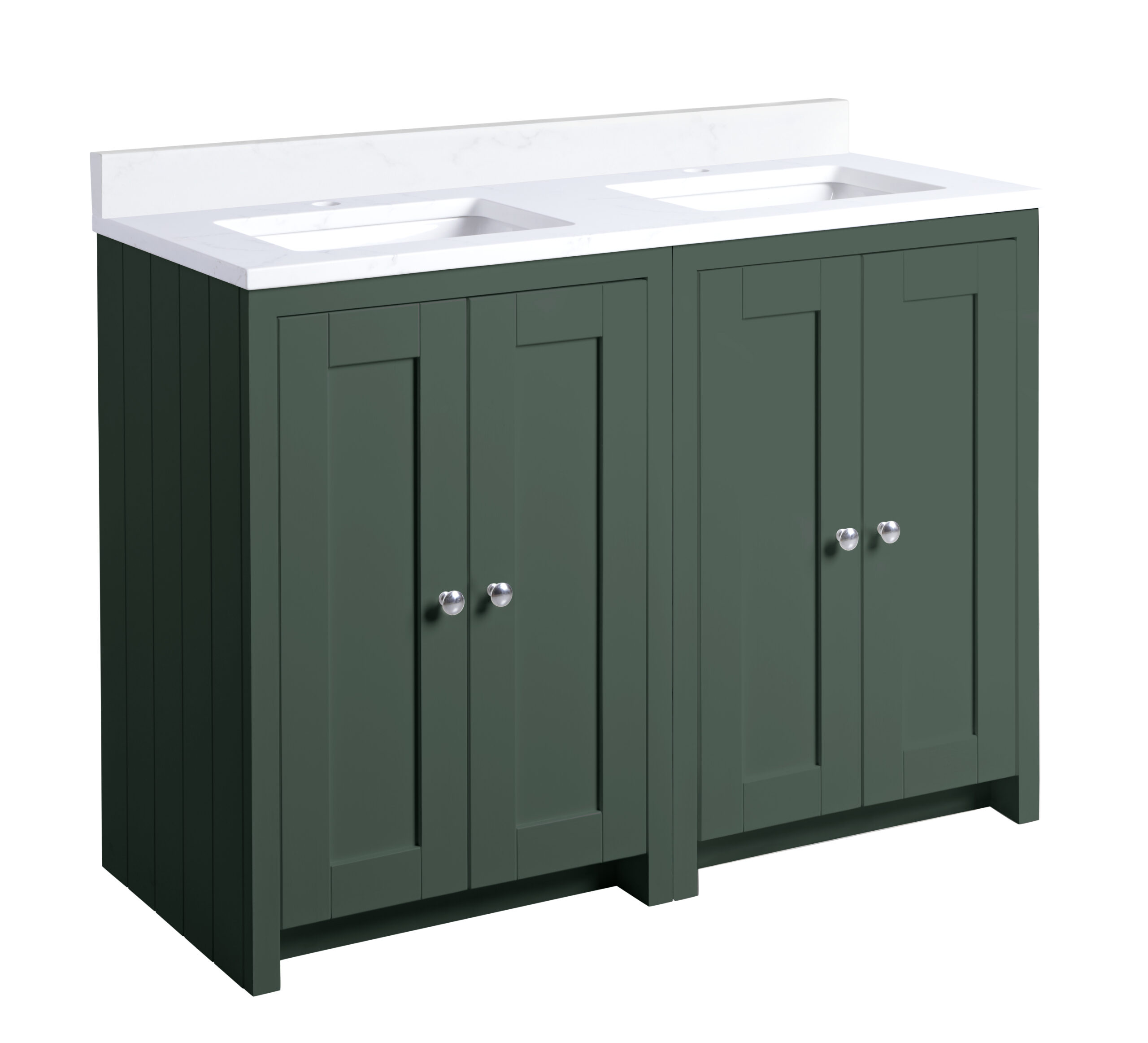 Lansdown-1200mm-Sherwood-Green-TAVLAN600US.SDG_-scaled-1.jpg Lansdown Double 1200mm Worktop Unit - Image 1