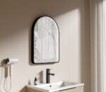 Arched Mirror 500-x-700mm - Black