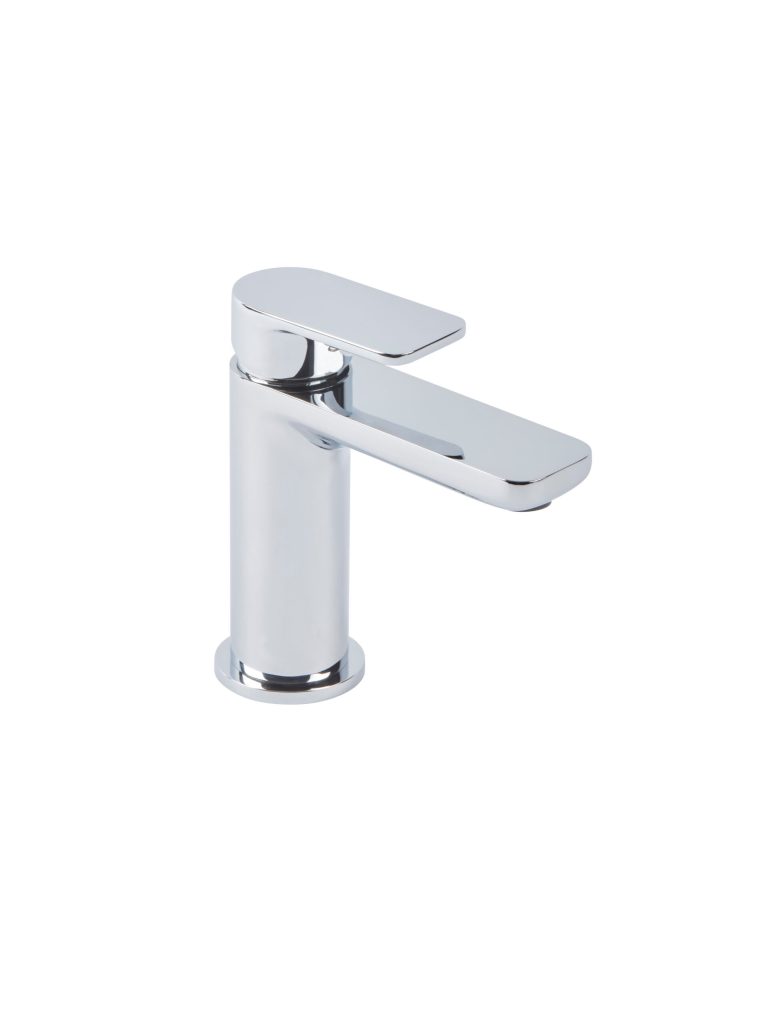 Savour-Mini-Basin-Mixer-Chrome-TSV61-scaled-1.jpg Savour Mini Basin Mixer With Click Waste - Chrome - Image 1