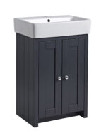 Lansdown Vanity Unit Only - 550mm, Dark Grey Matt