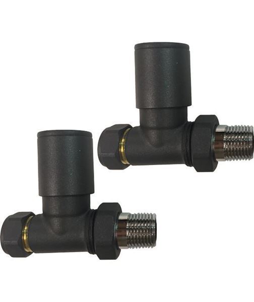 UMTYSTR.jpeg Rad Valves Straight Rad Valves - Anthracite - Image 1
