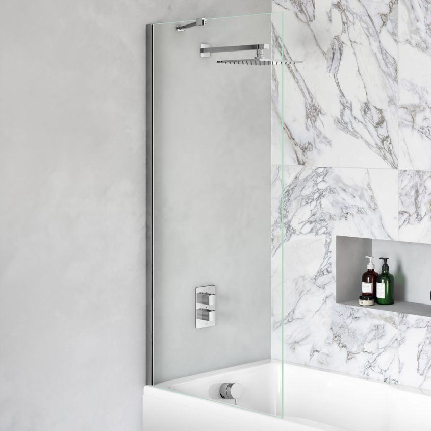 emmi_bath_screen_glass_only_ls_1.jpg Emmi Bath Screen 8mm Glass Only - Image 1