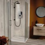 ENlight® Thermostatic Electric Shower with Black UNIQ® Kit