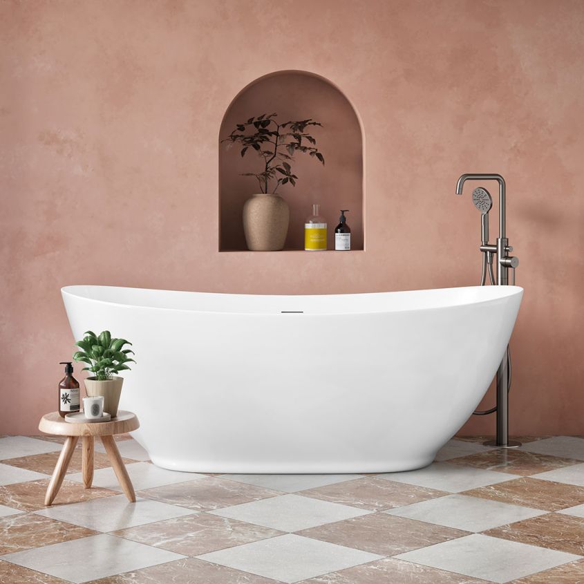 mlfsroe17_roe_1700_ls_3.jpg Roe Freestanding Bath - 1700 x 800mm - Image 1