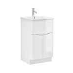 Zola Floor Unit - 500mm, White Gloss