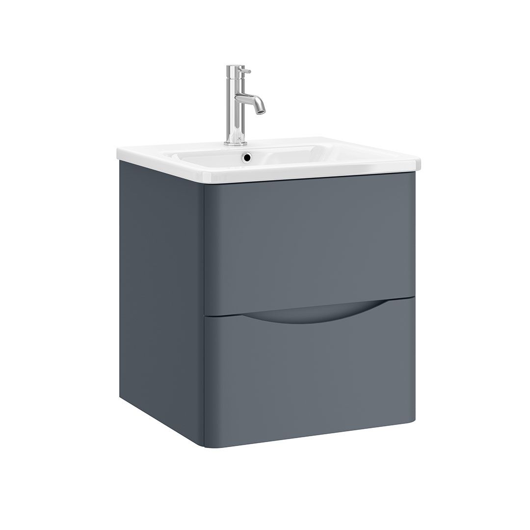 mlzo50wmlg_zola_500mm_2_drawer_wall_unit_lead_grey_matt_co_1-2.jpg Zola 2 Drawer Wall Unit - Image 1