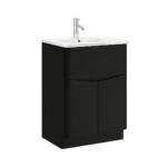 Zola Floor Unit - 600mm, Black Matt
