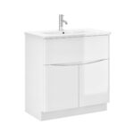 Zola Floor Unit - 800mm, White Gloss