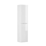Zola 2 Door Wall Mounted Tall Boy - White Gloss