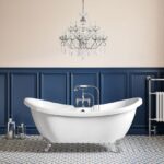 Traditional Acrylic Double Slipper Bath - 1750 x 720mm