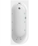 ARC Right Hand Single Ended 12 Jet Whirlpool Bath White - 1700x700mm