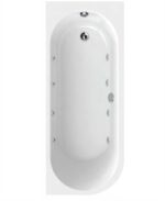 ARC 1700x700mm Right Hand Single Ended 8 Jet Whirlpool Bath White