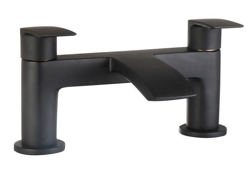CORBY Bath Filler Matt Black CORBY Bath Filler Matt Black - Image 1