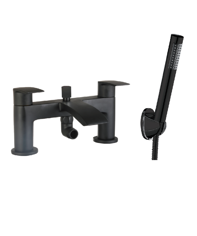 CORBY Bath Shower Mixer Matt Black CORBY Bath Shower Mixer Matt Black - Image 1
