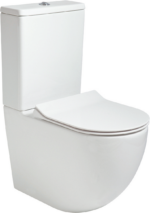 INSPIRE Rimless Fully Shrouded Close Coupled WC & Sequence Slim Soft Close Seat