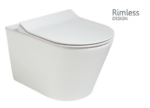 REFLECTIONS Rimless Back To Wall WC & Sequence Slim Soft Close Seat