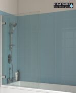 LUNAR SB5 8mm Hinged Bath Screen Chrome - Image 3