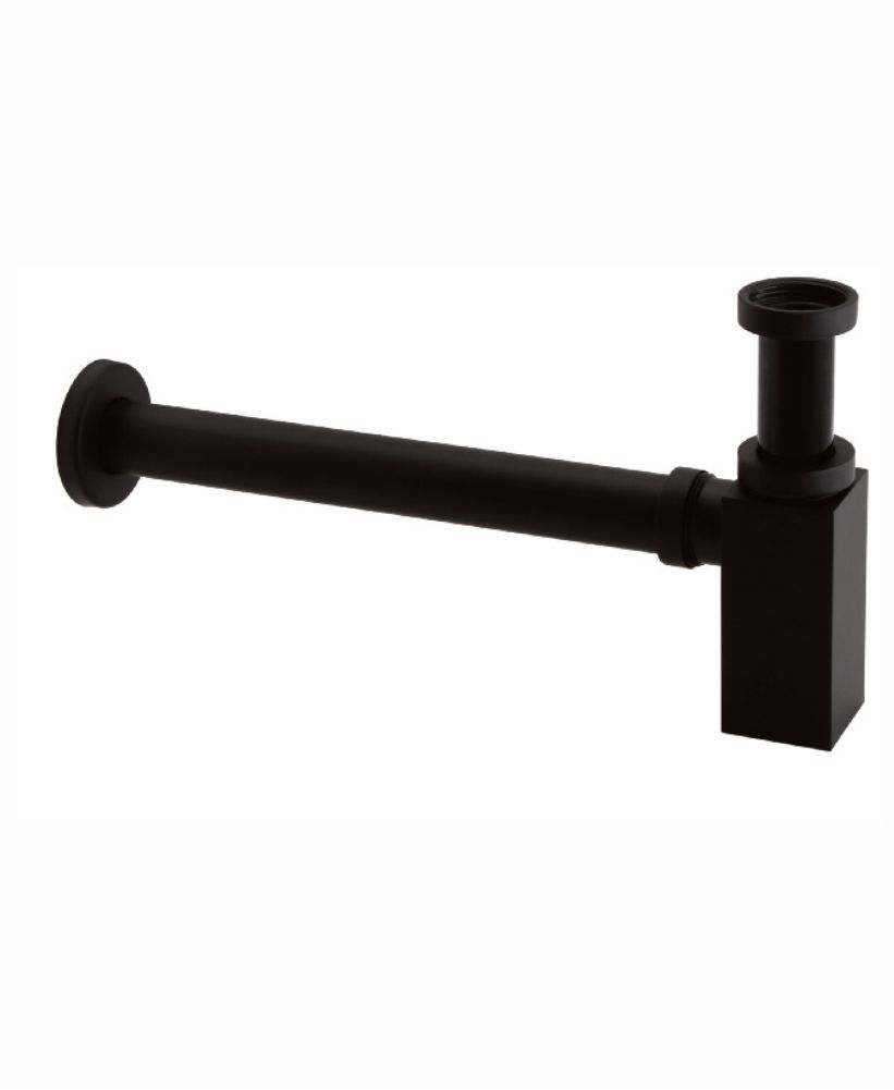 SYNC Square Bottle Trap Matt Black SYNC Square Bottle Trap Matt Black - Image 1