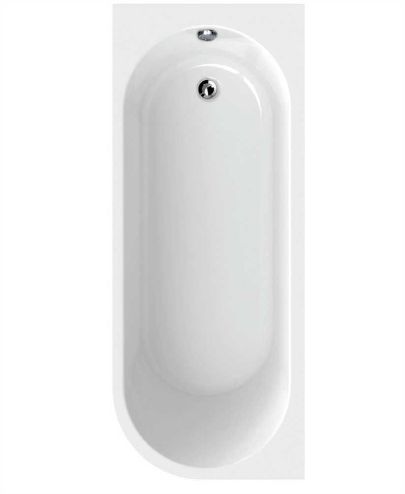 ARC 1500x700mm Left Hand Single Ended Bath White ARC Left Hand Single Ended Bath White - Image 1