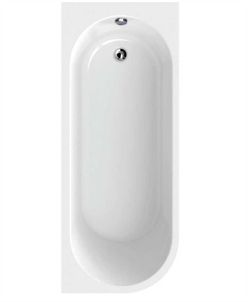 ARC 1500x700mm Right Hand Single Ended Bath White ARC Right Hand Single Ended Bath White - Image 1