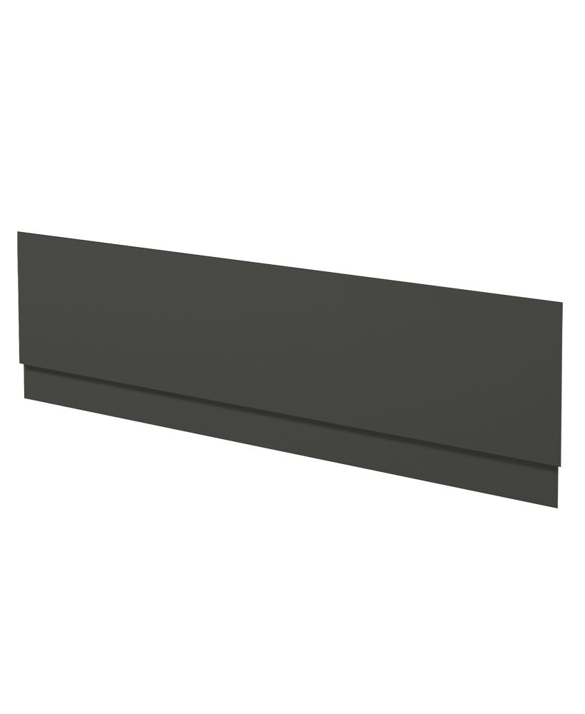 SCANDINAVIAN 1700mm Front Bath Panel Matt Dolphin Grey SCANDINAVIAN Front Bath Panel Matt Dolphin Grey - Image 1