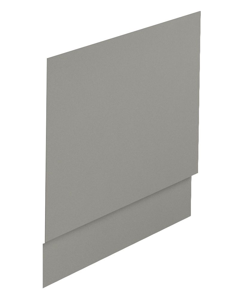 SCANDINAVIAN 700mm End Bath Panel Matt Arctic Grey SCANDINAVIAN End Bath Panel Matt Arctic Grey - Image 1