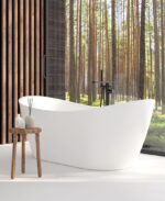 LYRA 1700x800mm Freestanding Bath White