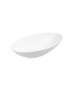 SKAL Oval 60cm Countertop Basin & Waste - White