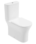 PENA Fully Shrouded Comfort Height Close Coupled Rimless Pan & Soft Close Seat